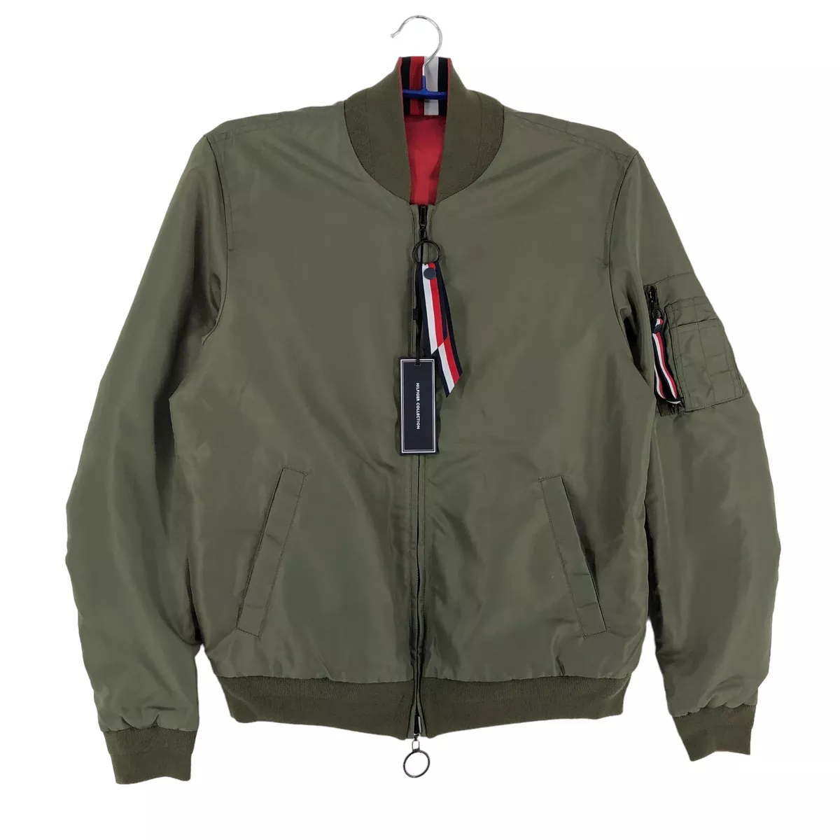 Tommy Hilfiger Collection HE Reversible Bomber Jacket Men Size M