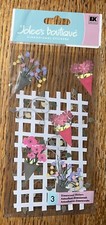 RARE Jolees WILD BOUQUETS Spring Flower Garden Trellis 3D Card Scrapbook Sticker