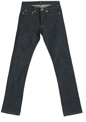 New APC New Cure Homme No Selvedge Straight Leg Jeans Size 27 $195