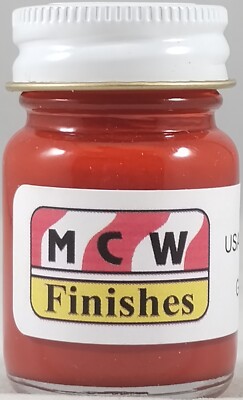 MCW Finishes Orange Enamel Model Paint for Auto