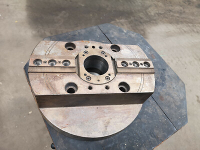 Forkardt 12'' 2 Jaw Power Chuck 2 3/8'' TH 16thx90 Serrations Flat Back NEW 109