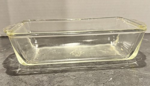 Sartén para pan/brownies de vidrio transparente Anchor Hocking Fire King #409 de 1 cuarto - Imagen 4 de 6