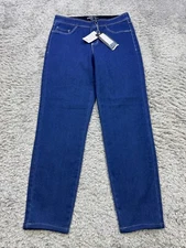 FDJ French Dressing Jeans Women 2 Skinny Ankle High Rise Pull On Denim Pant NWT