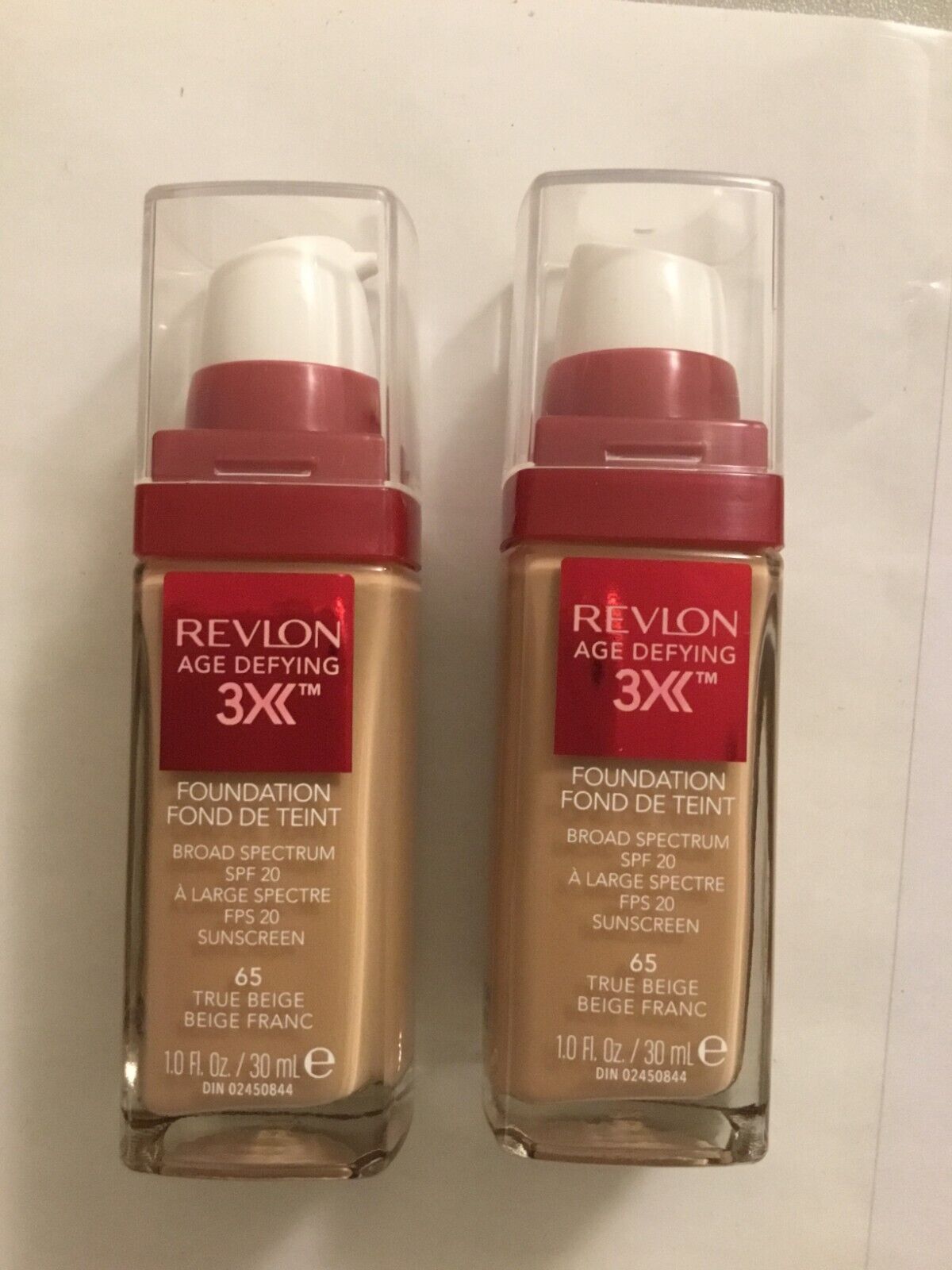 Revlon Age Defying Makeup, #65 True Beige Full Size NEW