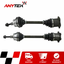 Pair Front CV Axle Shaft for 3.0L 1.8L 2002 2003 2004 2005 2006 Audi A4 Quattro
