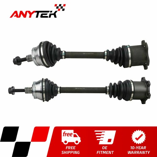 Pair Front CV Axle Shaft for 3.0L 1.8L 2002 2003 2004 2005 2006 Audi A4