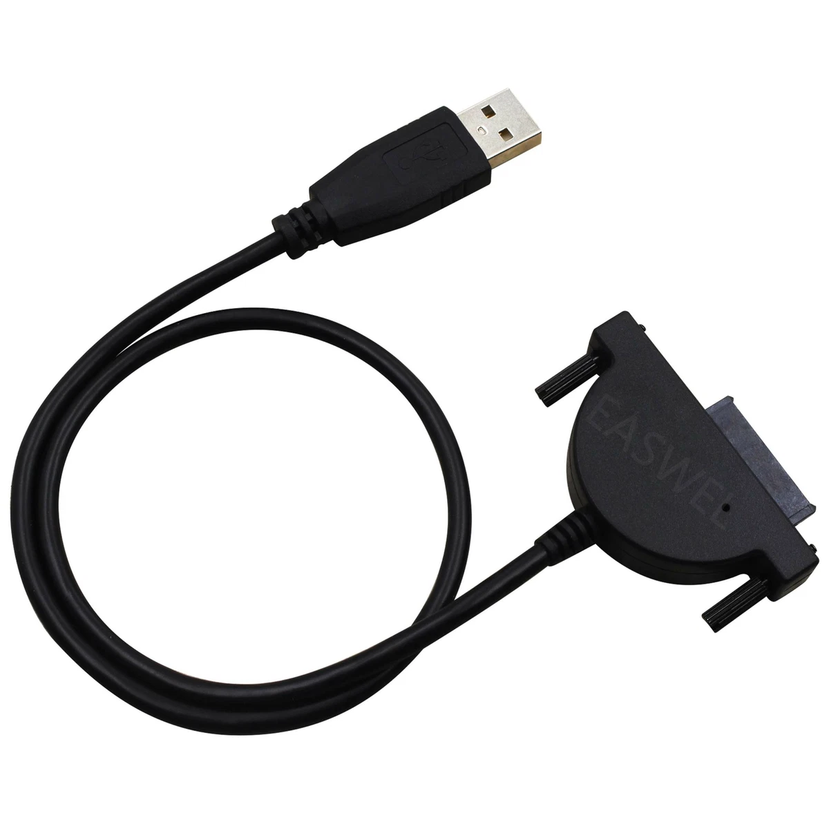 USB 3.0 to Mini Sata II 7 6 13Pin Drive Slimline ROM DVD CD Laptop