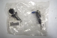 Chevrolet Key Set 2 Keys 1 Ignition Pawl 1 Door Lock Pawl New OEM 23267466