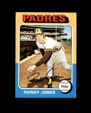 Randy Jones Signed Authentic 1975 Topps San Diego Padres Autograph