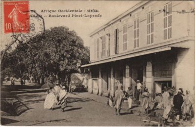Old postcard AK SENEGAL DAKAR Boulevard Pinet-Laprade (1223426)