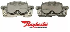 2 Disc Brake Calipers Raybestos Rear L R For Caddy Chevy Gmc Hummer W Brackets