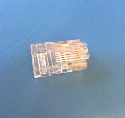 5-554739-4 AMP Modular Connector Ethernet Connector 8 POSITION RJ-45 PL 1.02mm 