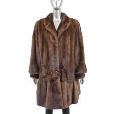 Evans Brown Mink Stroller- Size Xxl