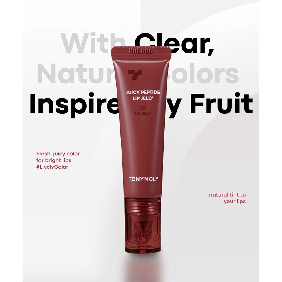 TONYMOLY Juicy Peptide Lip Jelly 10g 5colors K-Beauty Foto 2 de 4