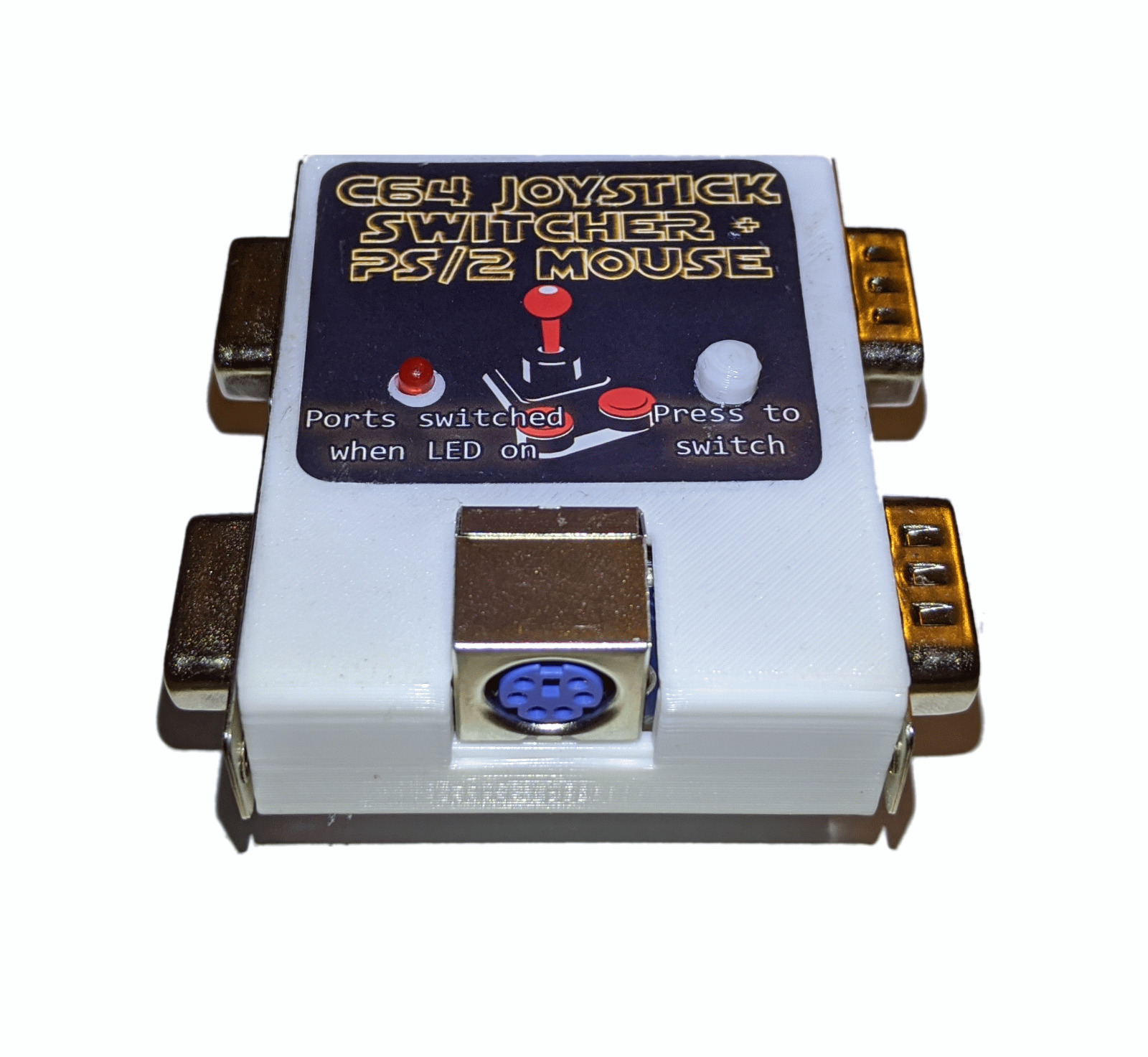Neuf Commodore 64 C64 Manette de Jeu Joie Interrupteur Circuit Plus Ps/2 Souris