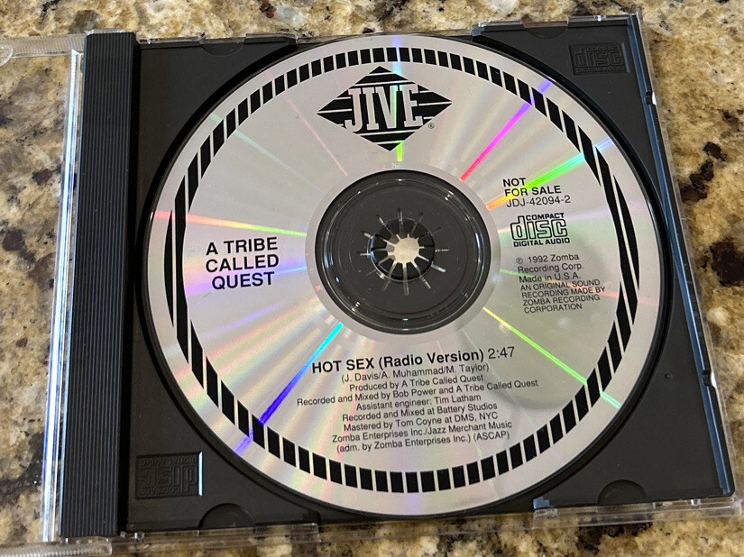 Hot Sex [Single] by A Tribe Called Quest (CD, 1992, Jive (USA