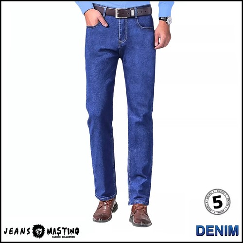 Jeans Uomo Mastino Denim Elasticizzato 5 Tasche Regular Fit - Imagen 8 de 20
