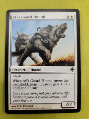 Magic The Gathering MTG Card Affa Guard Hound Rise of the Eldrazi FAST  SHIPPING | eBay