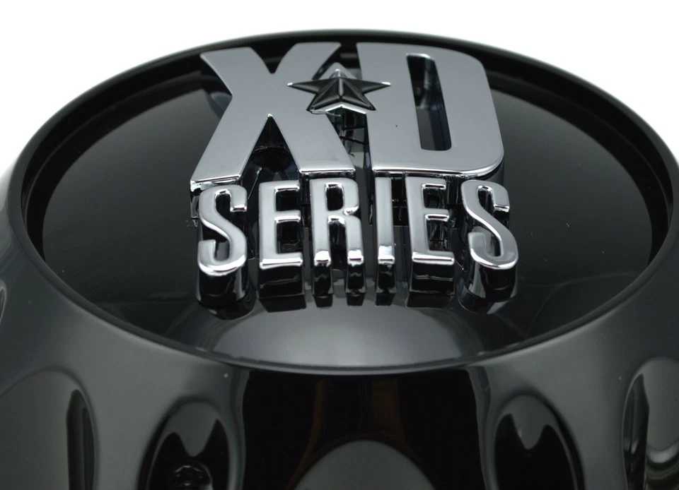 4x NEW XD Series Wheel Center Caps Gloss Black fits 8 Lug XD797 Spy XD798 Addict - Image 4 of 4