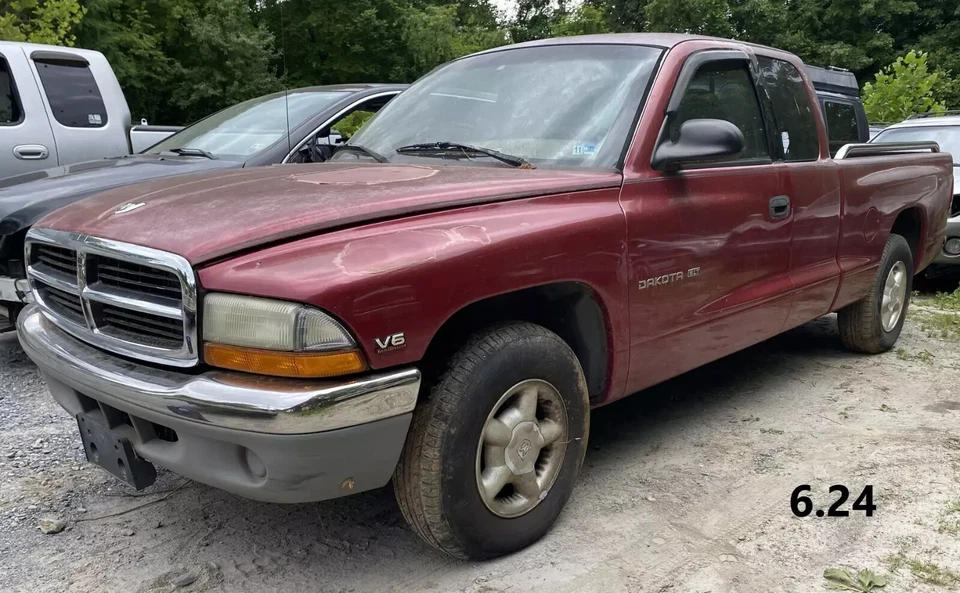 98-00 1998 DODGE DAKOTA RIGHT PASSENGER FRONT SEAT BELT BUCKLE TAN EXTENDED CAB - Image 3 of 3