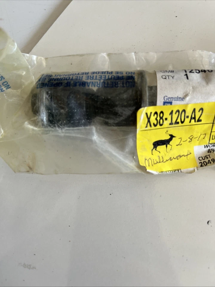 Eslabón de eje estabilizador delantero genuino GM 12546193 para camionetas Chevrolet GMC Foto 4 de 4