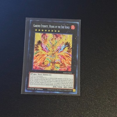 Garunix Eternity, Hyang of the Fire Kings RA05-EN052 Prismatic Collector's Rare