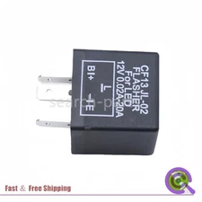 3-Pin 12V Car Flasher Relay Fix LED Light Turn Signal Hyper Flash CF13 JL-02 Hot