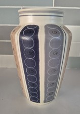 Poole Pottery Freeform Shape 595 PLC Pattern Vase