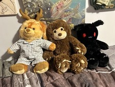 Rare Build A Bear Workshop Lot lovable legends Moth Man Big Foot And Jackolope