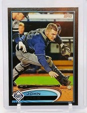 2012 Topps Baseball John Jaso Black Parallel /61 Tampa Bay Rays #271 