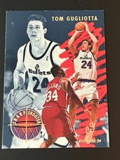 1993-94 Fleer Basketball - Tom Gugliotta Sharp Shooter Insert #1