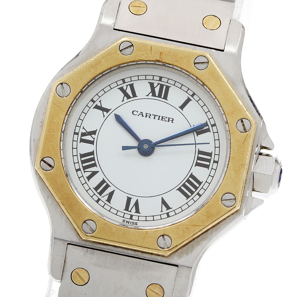 CARTIER Santos Octagon SM YG2 tone