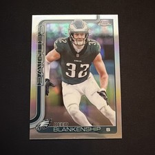 Reed Blankenship Refractor 2025 Topps Chrome Football - Eagles #251 