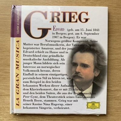 Edvard Grieg La Gran Musica Classical Collection Peer Gynt u. a. Buch und CD OVP