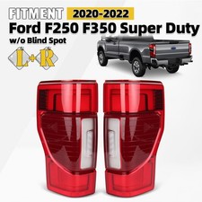 LED Tail Light W/ BLIS For 2020-2022 Ford F250 F350 SuperDuty Pair W/O BSM