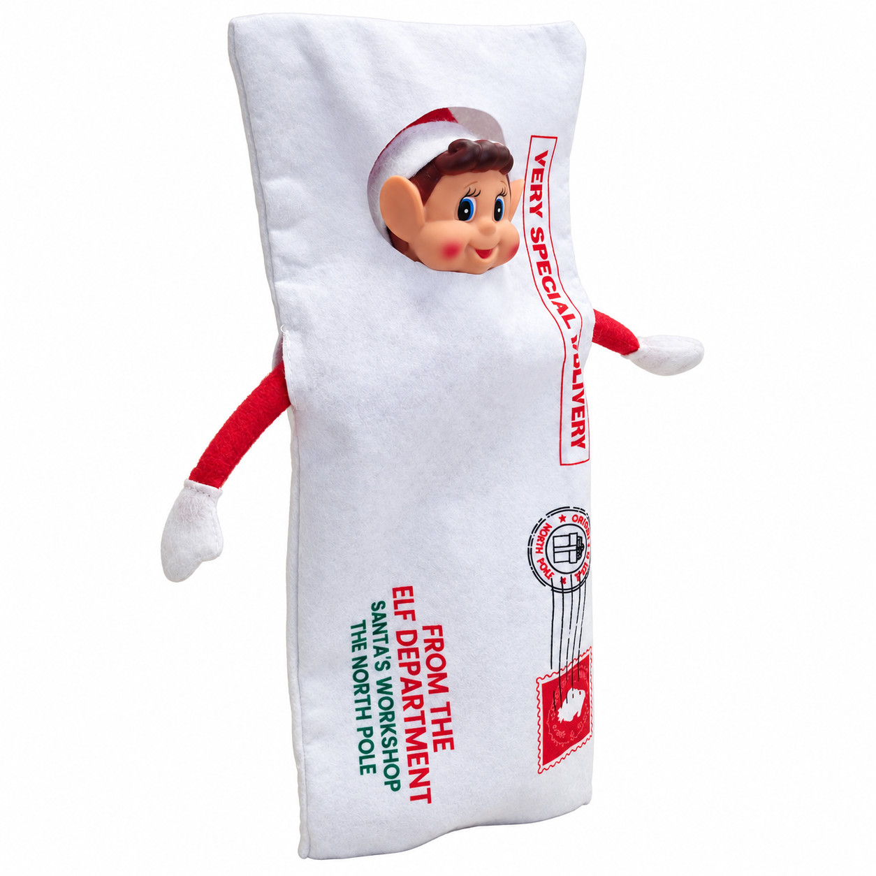 Elves Behavin' Badly Elf Arrival Envelope Outfit - White - Image 2