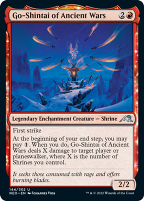 1x Go-Shintai of Ancient Wars MTG Kamigawa: Neon Dynasty NM Magic Regular