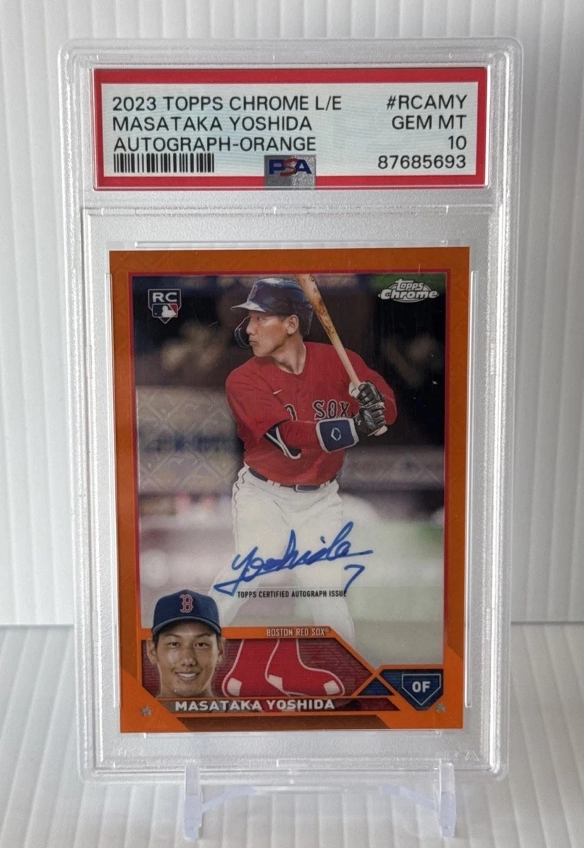 Topps chrome 吉田 RC auto 2023 Topps Chrome Logofractor Edition - Masataka Yoshida #RCA-MY