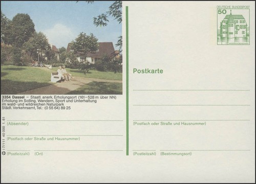 P134-i7/111 3354 Dassel/Solling, Stadtpark ** | eBay.de