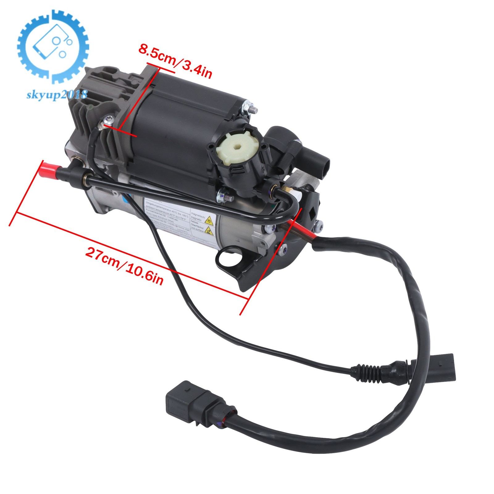 3D0616007C Air Suspension Compressor Pump For Bentley Flying Spur Sedan 2006-12