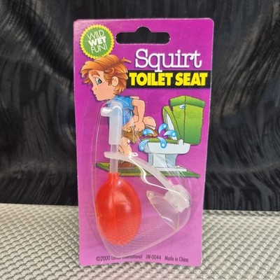 New Squirt Toilet Seat Prank Joke Novelty Jokes Vintage NOS Sealed New Old Stock