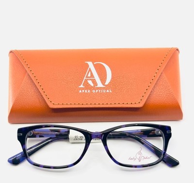 NEW BABY PHAT BV267 PURTT Tortoise Purple Rectangle Eyeglasses 50-16-135 B:32 G