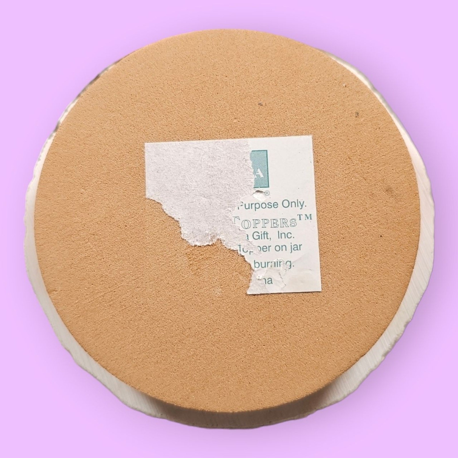 Vintage Old World Santa Candle Jar Topper from Our America Gift