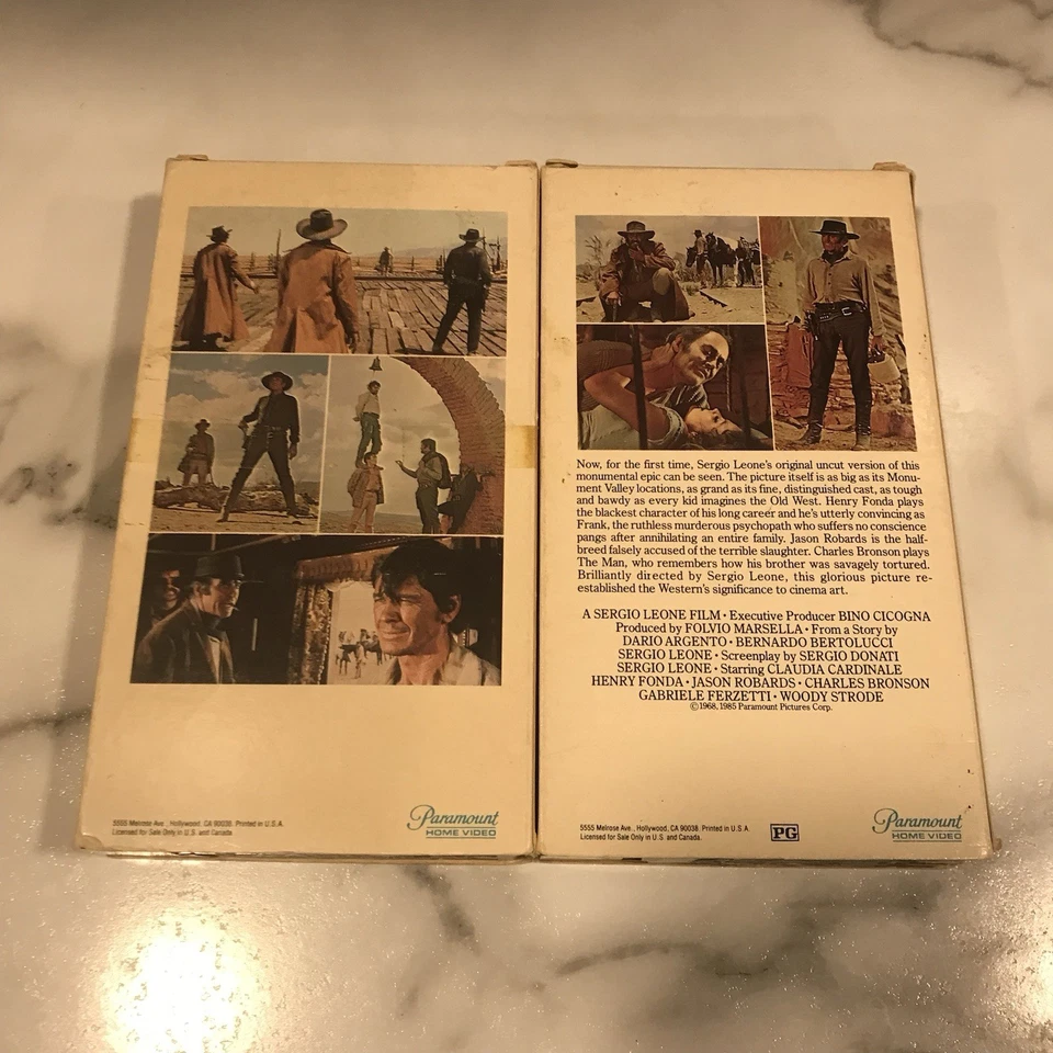 Once Upon a Time in the West (VHS, 2-Tape Set) - Image 2 of 4