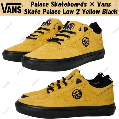 Palace Skateboards × Vans Skate Palace Low 2 Gelb Schwarz Herren Gr.