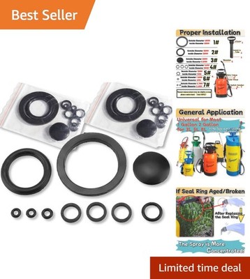 Versatile 10-Piece Rubber Sealing Rings for Gardening Sprayers   Quality Assured