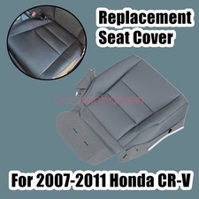 For 2007 2008 2009 2010 2011 Honda Crv Driver Bottom Leather Seat Cover Gray