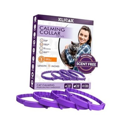 Calming Collar for Cats with Pheromone 4 Pack Cat Calming Collars to Reduce