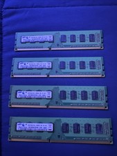 SAMSUNG 8GB 4x2GB 1RX8 PC3-10600U-09-10-A0 DESKTOP RAM MEMORY