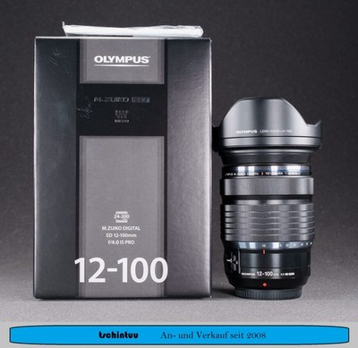 Olympus M. Zuiko Digital  12-100 mm F4 IS PRO ED Zoomobjektiv Gut OVP